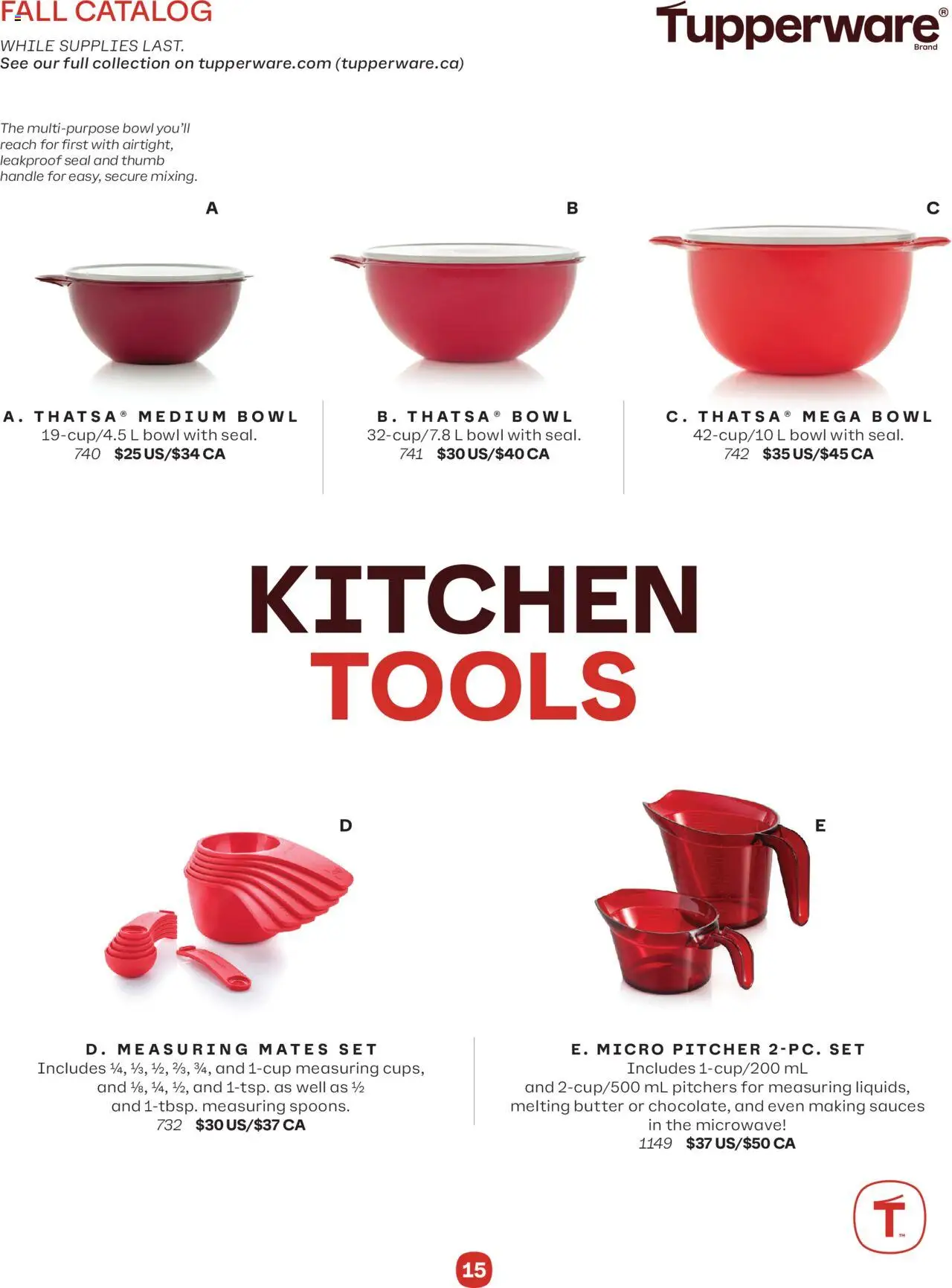 Tupperware - Fall 2025 Catalog - page 15- valid from Sep 1, 2025