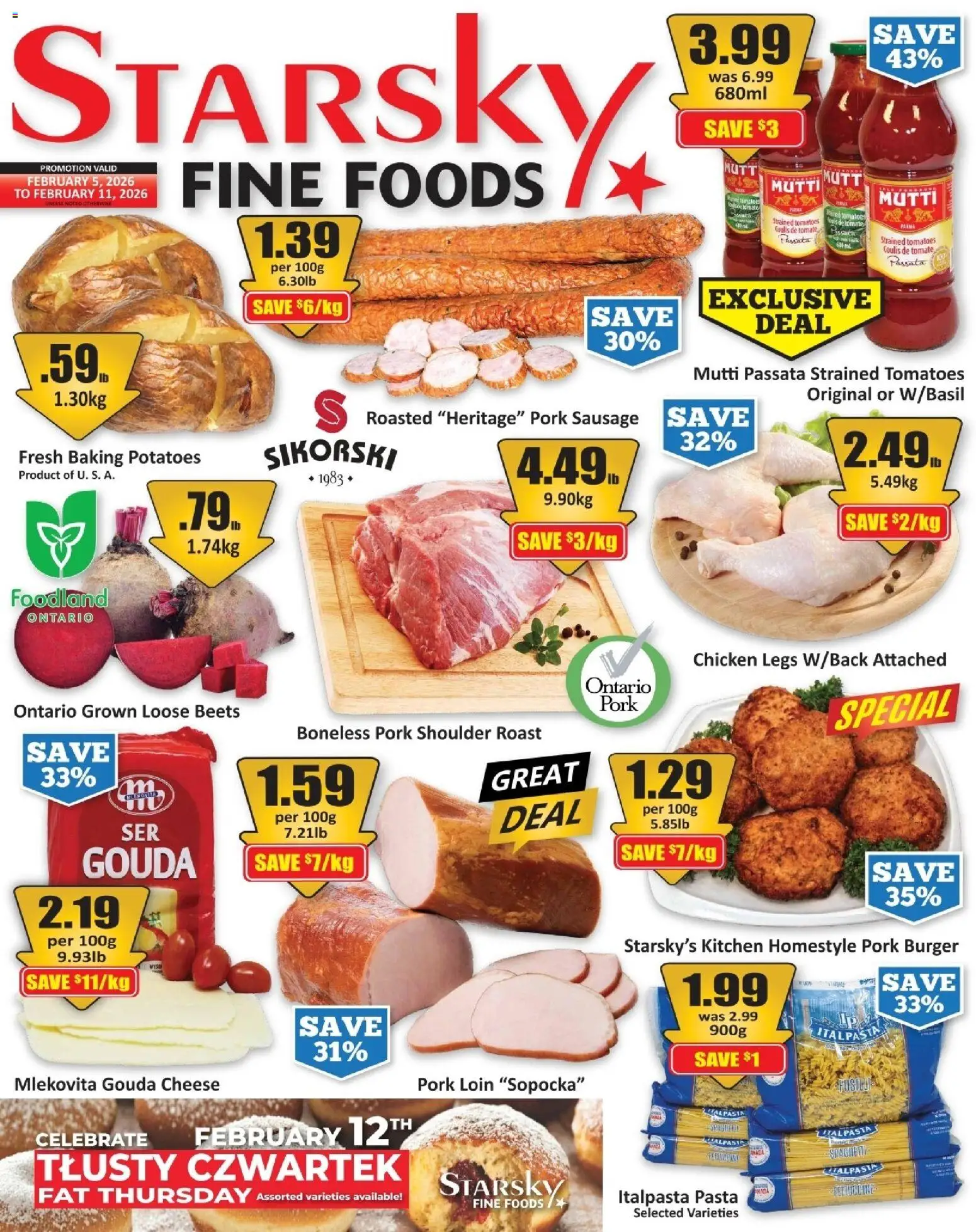 Starsky weekly flyer / circulaire - page 1- valid from Feb 5, 2026