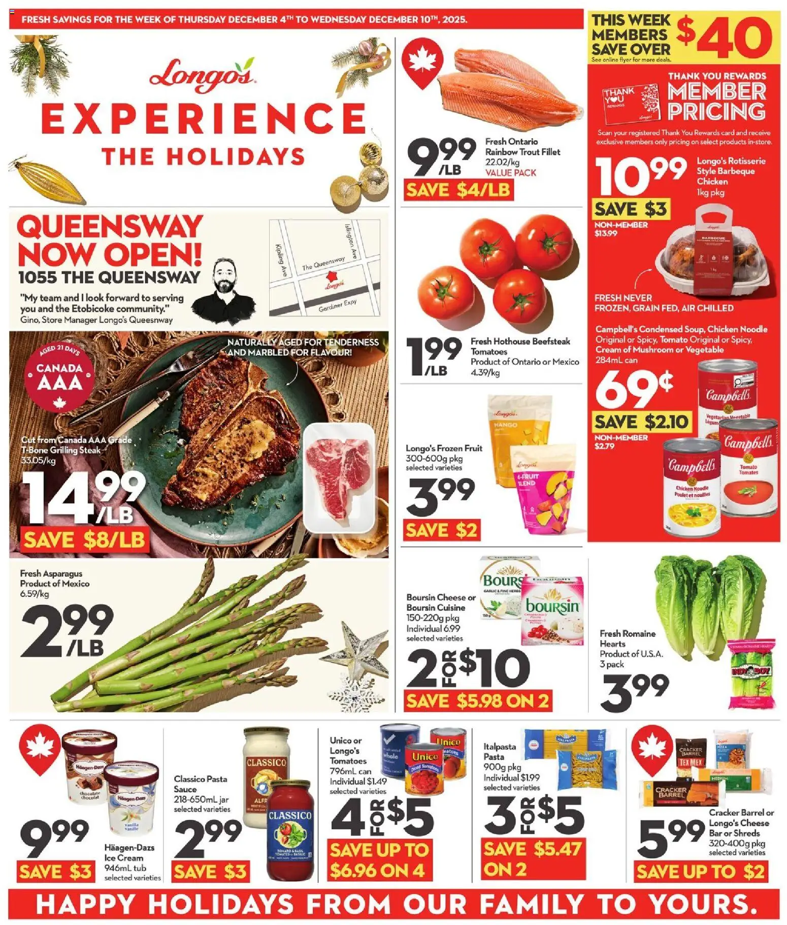 Longo's weekly flyer / circulaire - page 1- valid from Dec 4, 2025