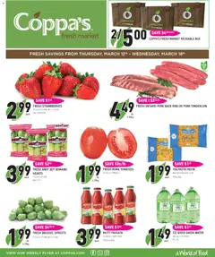 Preview Coppas Fresh Market weekly flyer / circulaire valid from Mar 12, 2026
