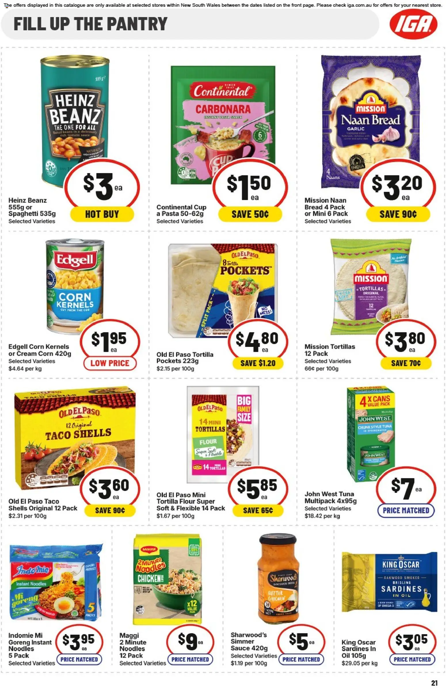 IGA Catalogue NSW - page 20- valid from 14/01/2026