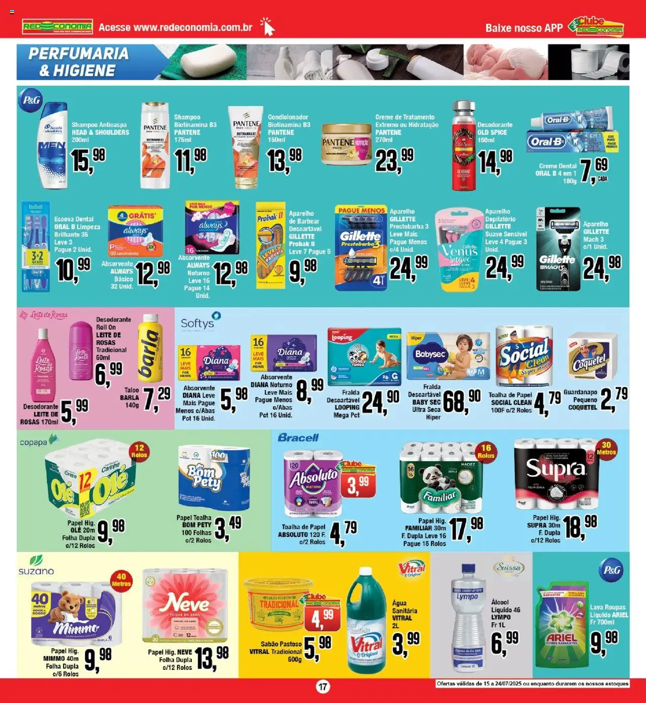 Encarte RedEconomia - página 17- válido a partir de 15/07/2025
