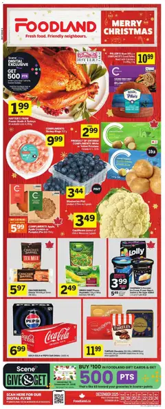 Preview Foodland weekly flyer / circulaire valid from Dec 18, 2025