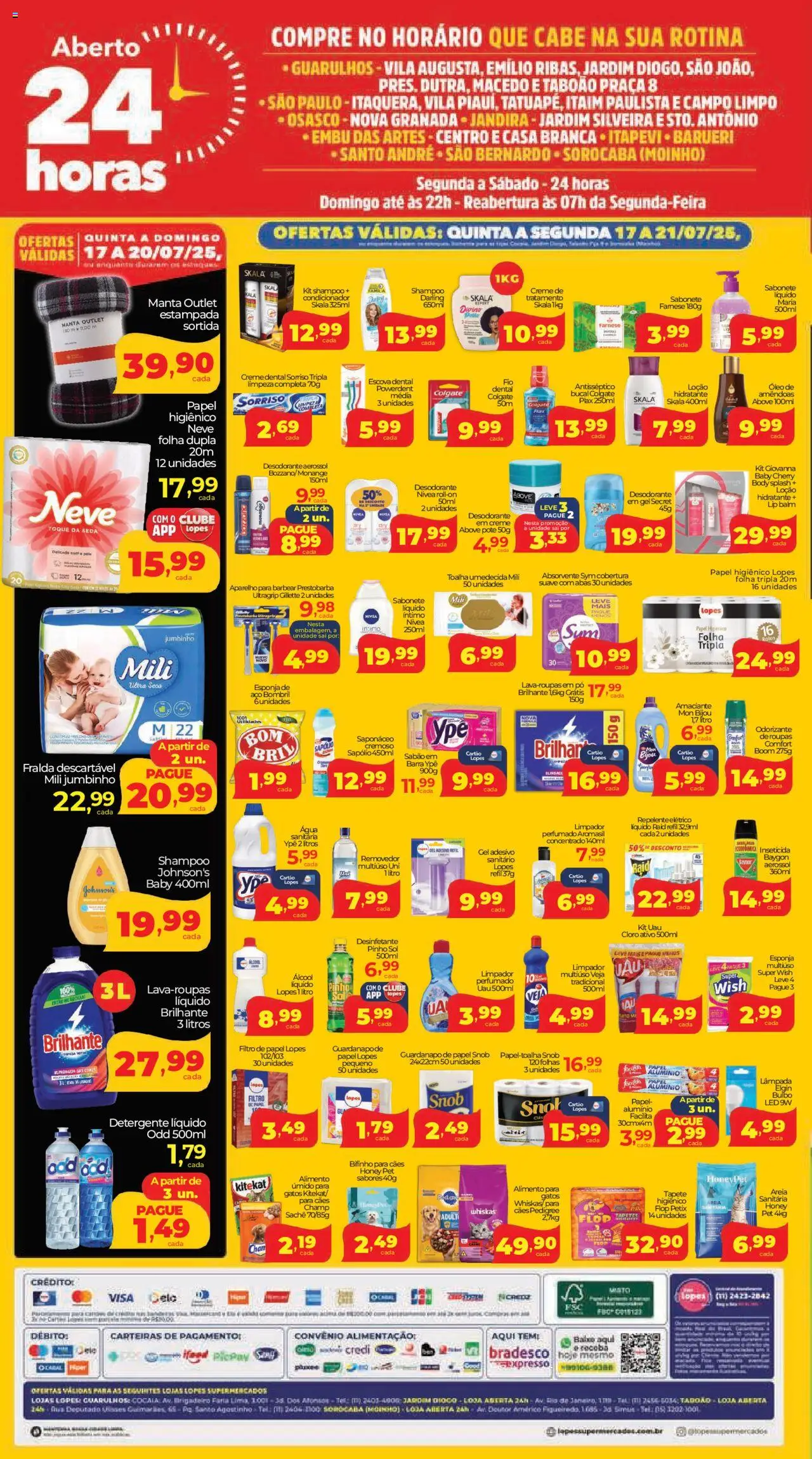Lopes Supermercados - Ofertas da semana - página 4- válido a partir de 17/07/2025
