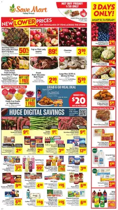 Preview Save Mart Weekly Ad valid from 01/28/2026