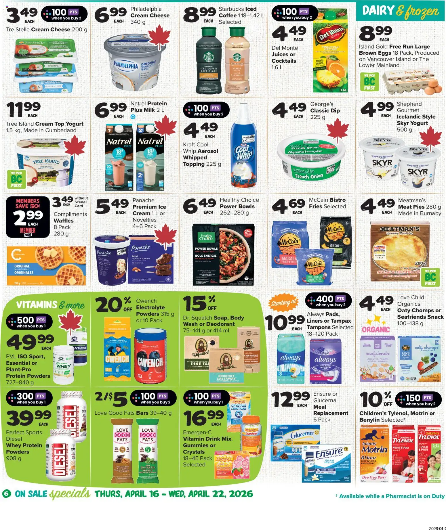 Thrifty Foods weekly flyer / circulaire - page 7- valid from Apr 16, 2026
