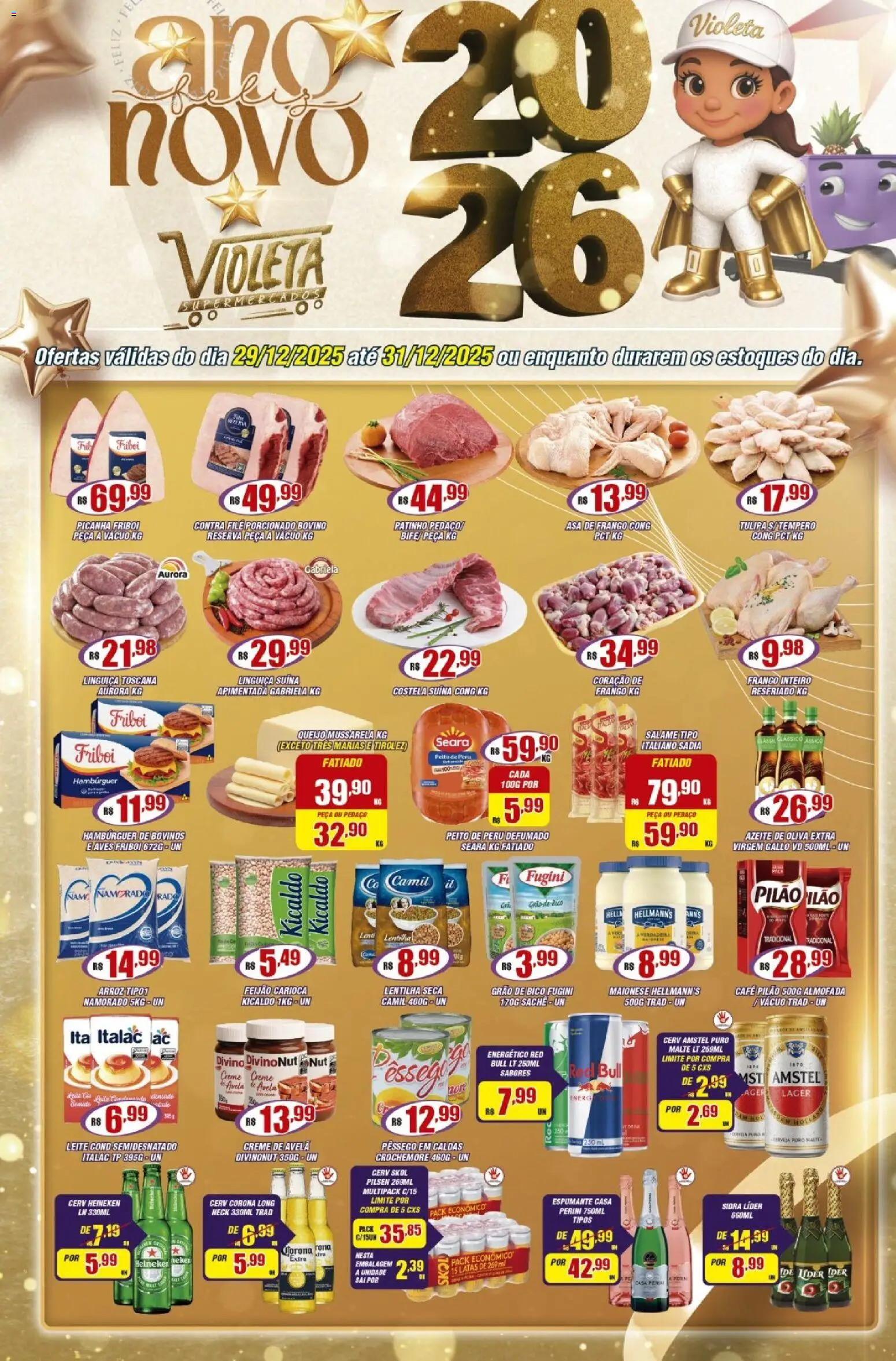 Violeta Supermercados - Ofertas da semana - página 1- válido a partir de 29/12/2025
