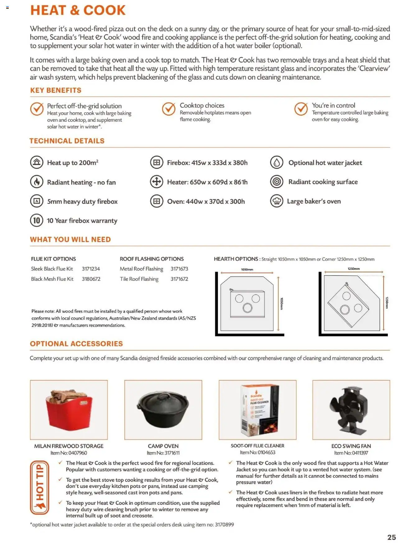 Bunnings Warehouse Scandia Range & Accessories Brochure 2025 - page 25- valid from 31/03/2025