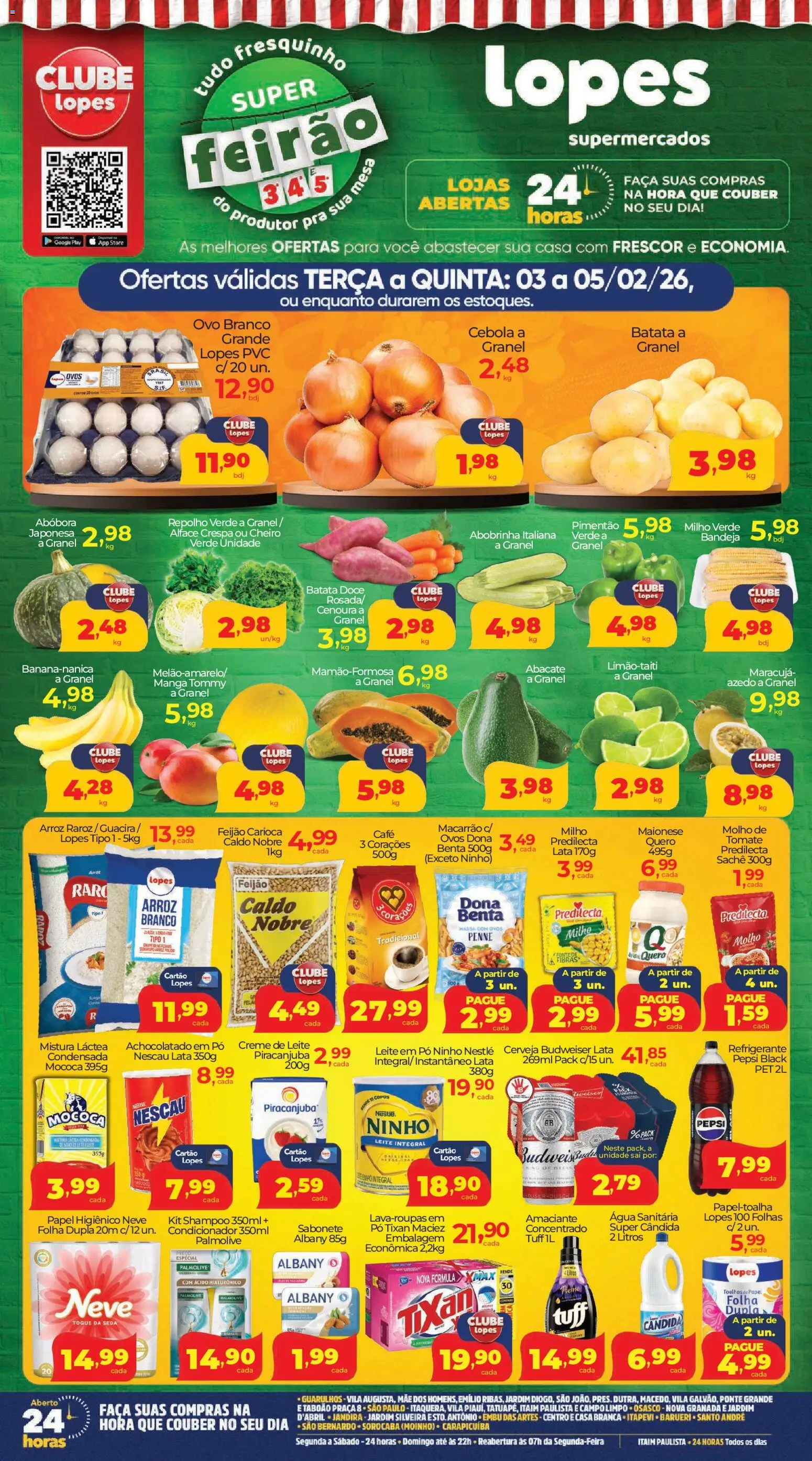 Lopes Supermercados - Ofertas da semana - página 1- válido a partir de 03/02/2026
