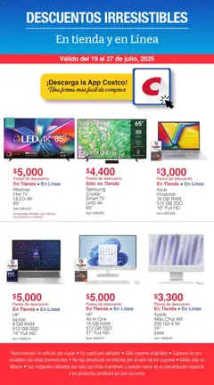 Costco - Catálogo Descuentos Irresistibles  válido desde 19/07/2025