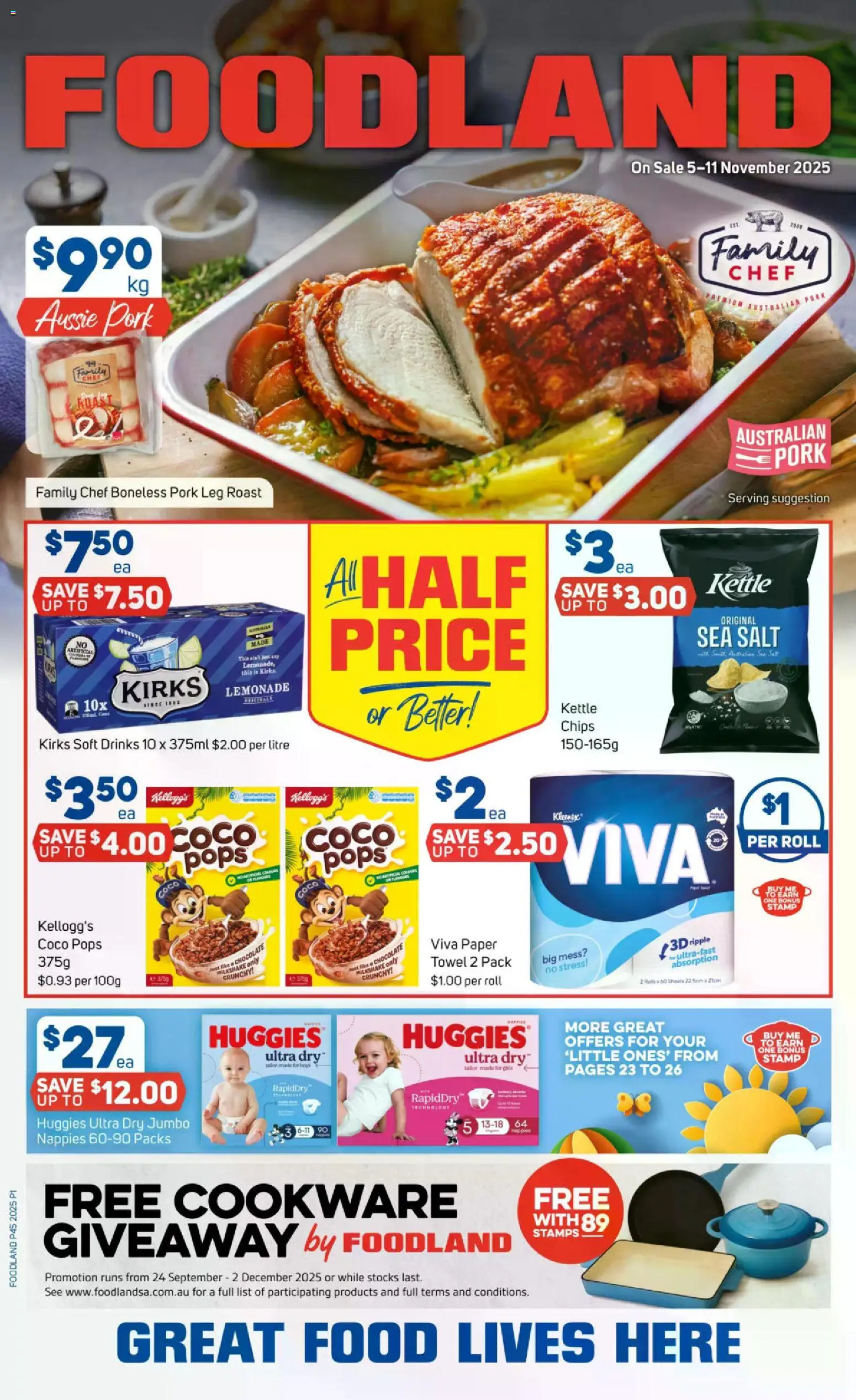 Foodland  Catalogue  - page 1- valid from 05/11/2025