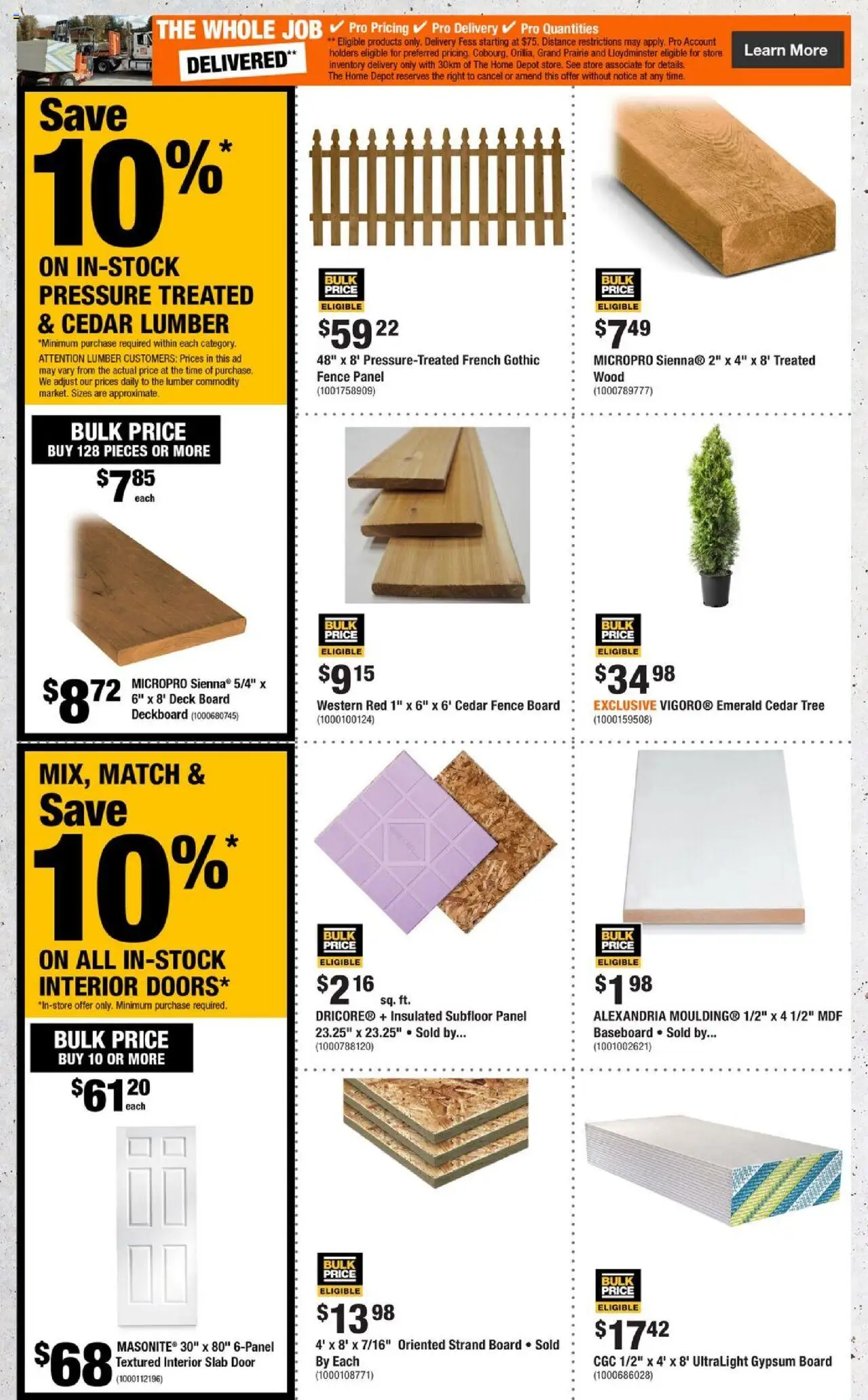 Home Depot weekly flyer / circulaire - page 7- valid from Jul 17, 2025