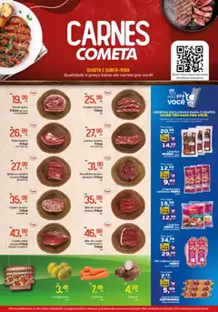 Pré-visualização Cometa Supermercados ofertas Carnes válida a partir de 04/03/2026