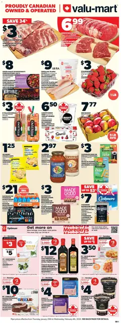 Preview Valu Mart weekly flyer valid from Jan 29, 2026