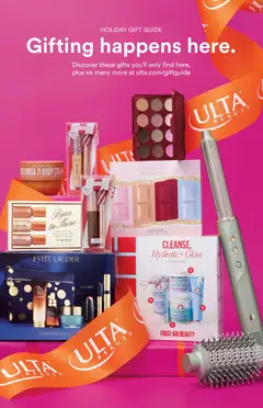 Preview Ulta Beauty Holiday Gift Guide valid from 12/15/2025