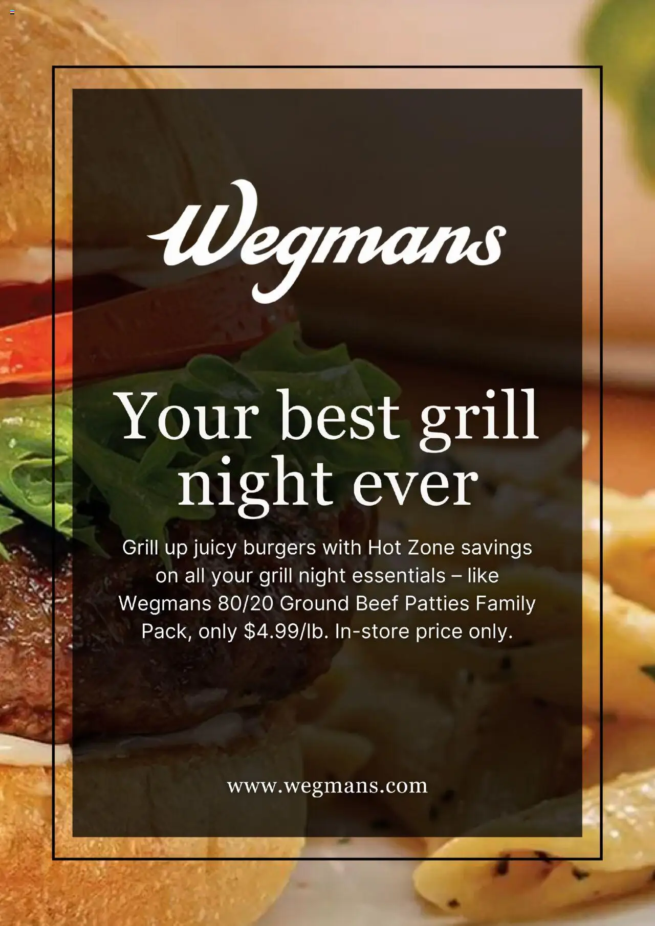 Wegmans Monthly Ad - page 1- valid from 08/01/2025