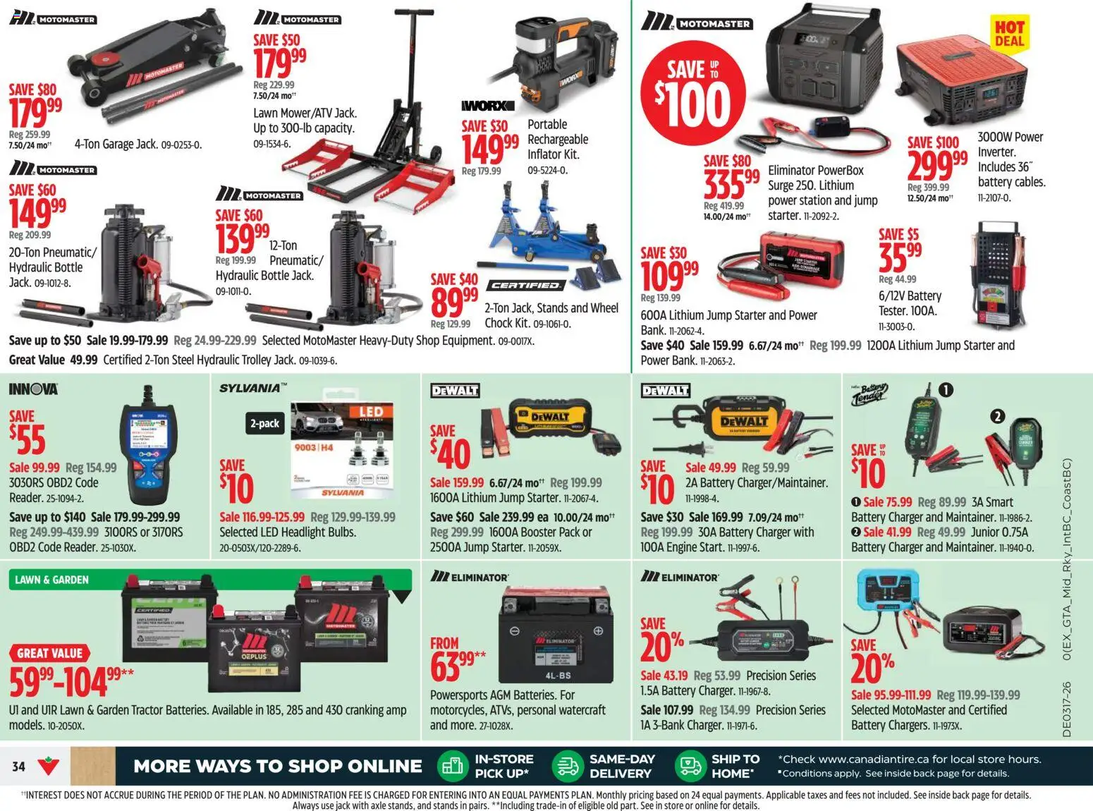 Canadian Tire weekly flyer - page 34- valid from Apr 23, 2026