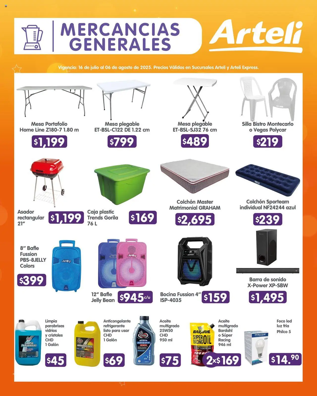 Arteli - Folleto de aniversario  - página 15- válido desde 16/07/2025