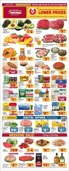 Preview Cardenas Weekly Ad valid from 04/15/2026