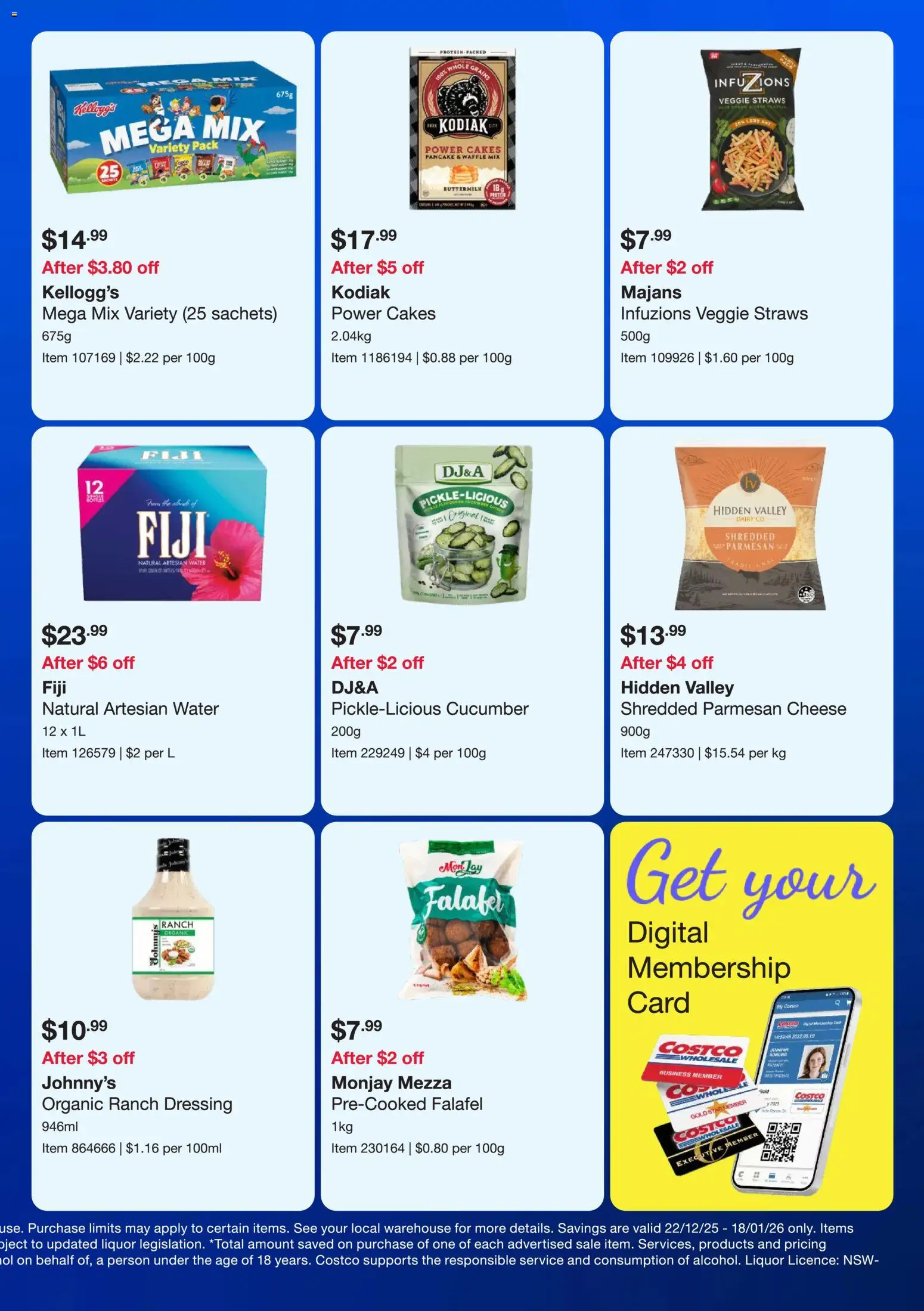 Costco Warehouse Savings - page 9- valid from 22/12/2025