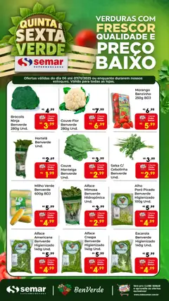 Pré-visualização Semar Supermercado - Ofertas BenVerde válida a partir de 06/11/2025