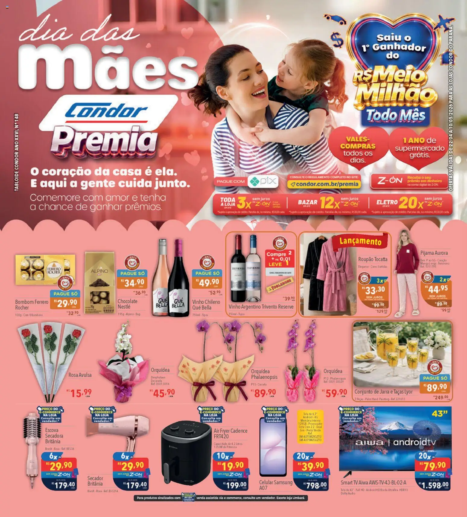 Supermercados Condor - Ofertas da semana - página 1- válido a partir de 22/04/2026
