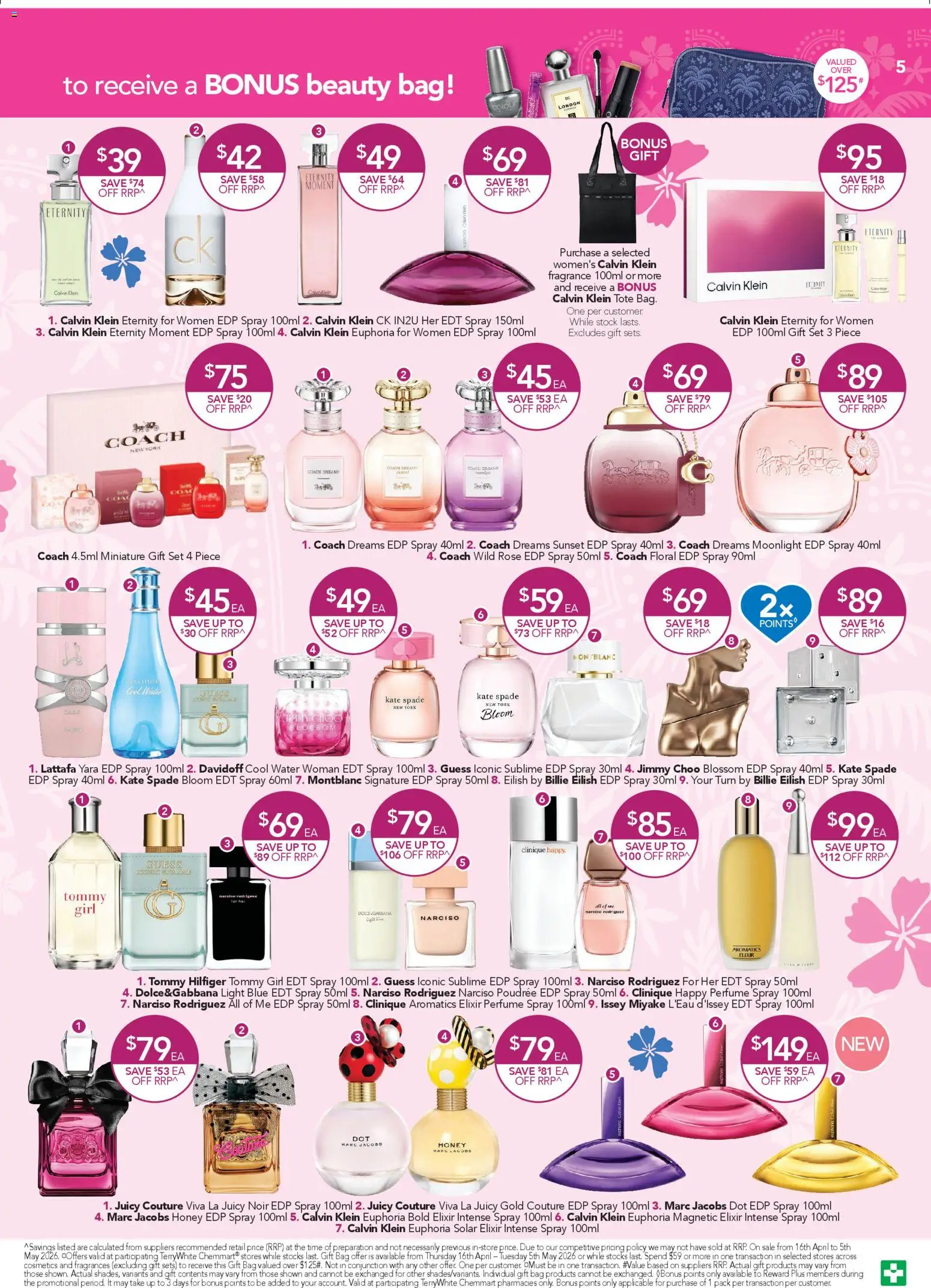 Terry White catalogue  - page 5- valid from 16/04/2026