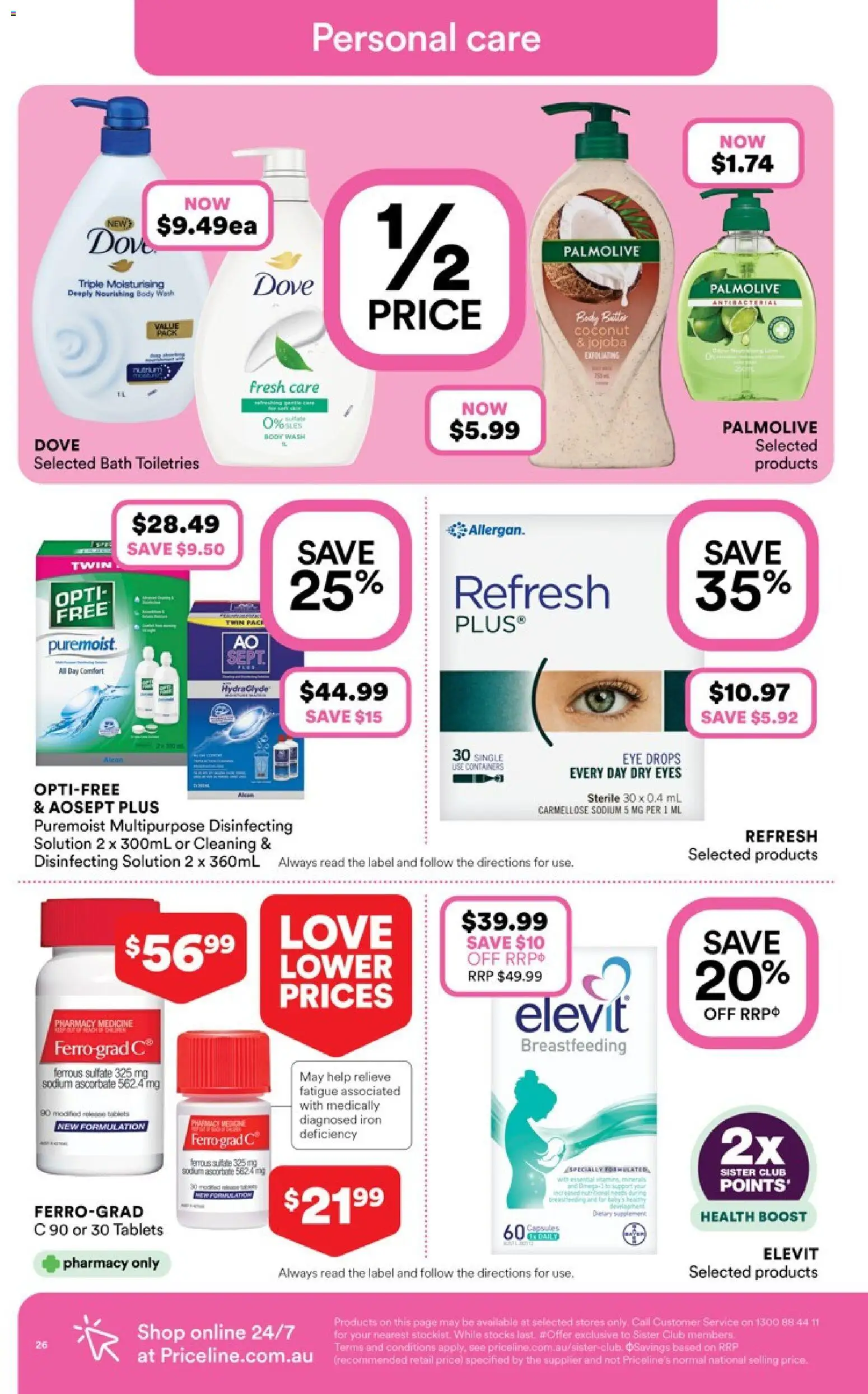 Priceline Pharmacy Catalogue  - page 26- valid from 19/02/2026