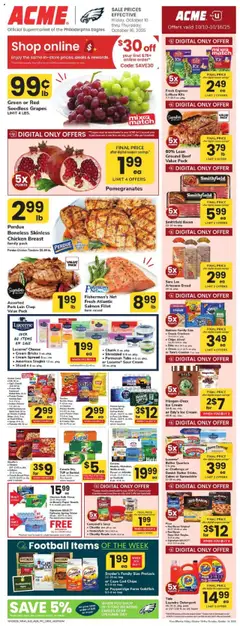 Preview Acme Weekly Ad valid from 10/10/2025