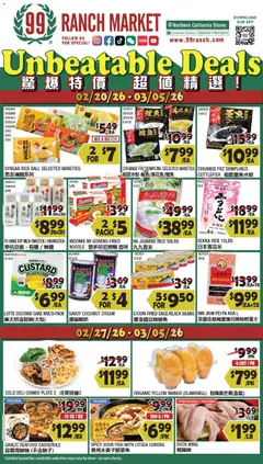 Preview 99 Ranch Market Weekly Ad valid from 02/27/2026