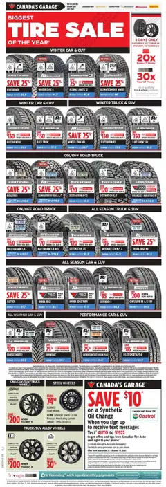 Preview Canadian Tire weekly flyer / circulaire valid from Oct 17, 2025