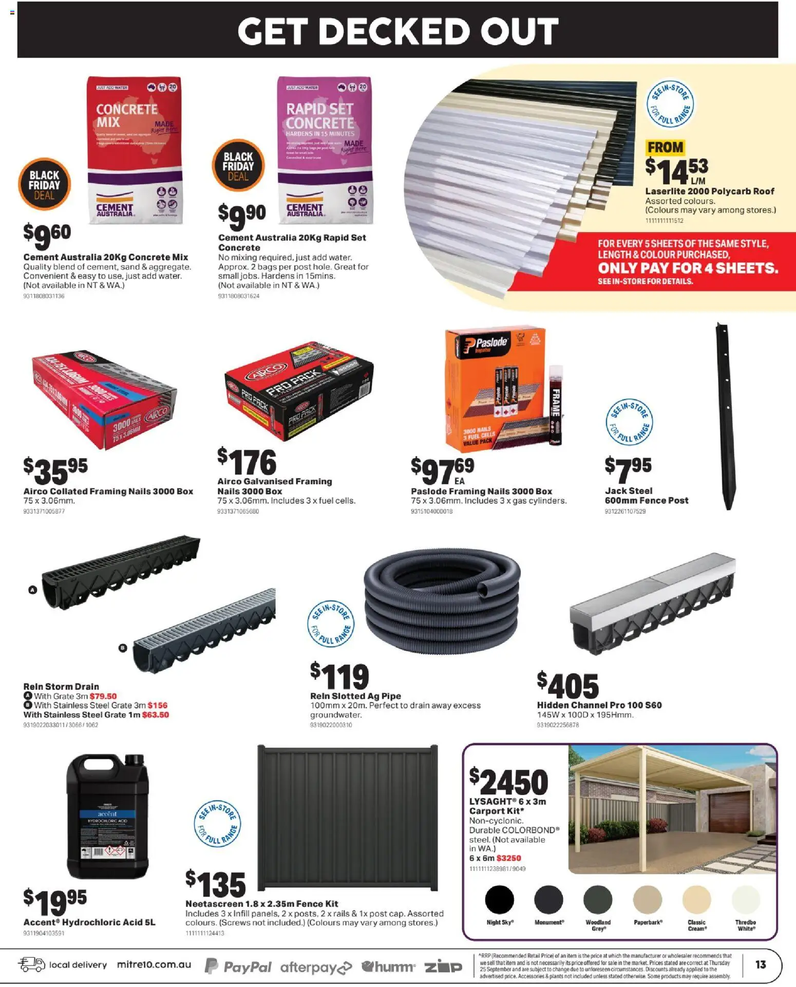 Mitre 10 Black Friday - page 13- valid from 05/11/2025
