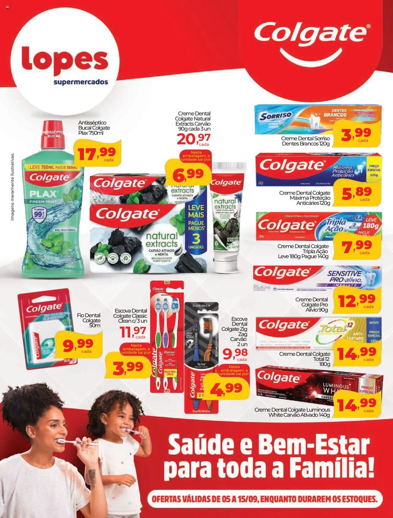Lopes Supermercados - Ofertas Colgate - página 1- válido a partir de 05/09/2025
