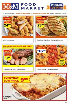 Preview M&M Food Market weekly flyer / circulaire valid from Feb 26, 2026