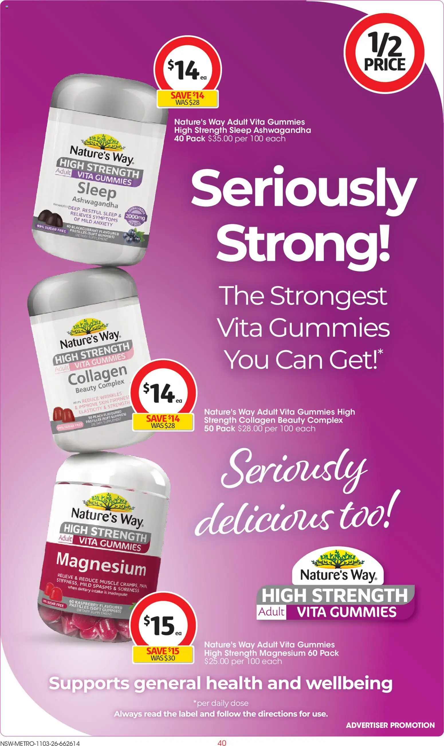 Coles catalogue  - page 40- valid from 11/03/2026