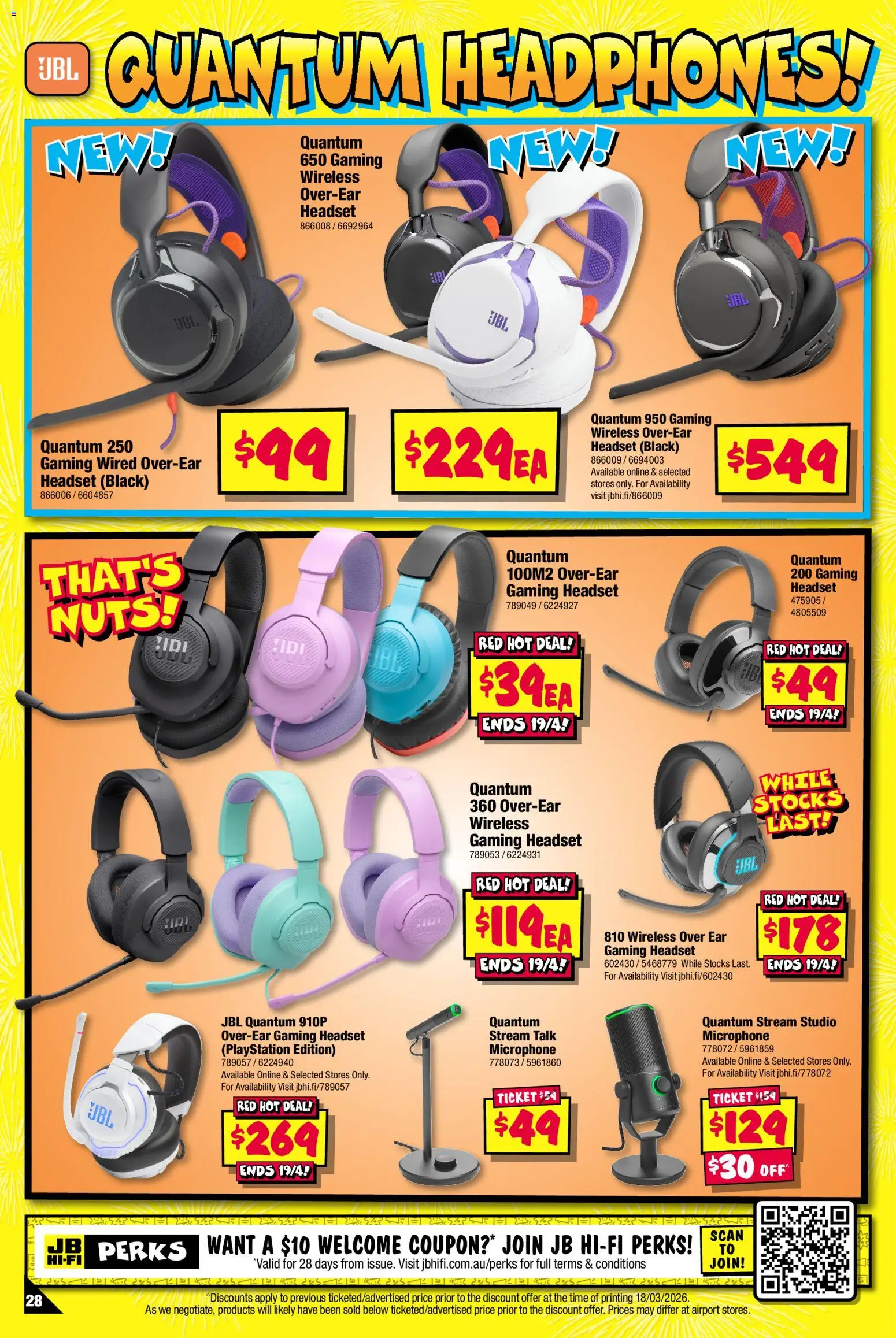 JB Hi-Fi catalogue  - page 28- valid from 30/03/2026