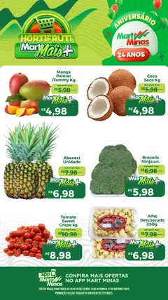 Pré-visualização Mart Minas - Ofertas Hortifruti válida a partir de 15/10/2025