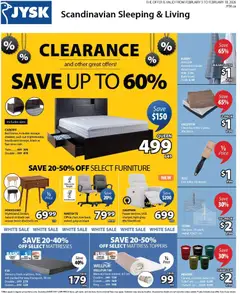 Preview JYSK weekly flyer valid from Feb 5, 2026