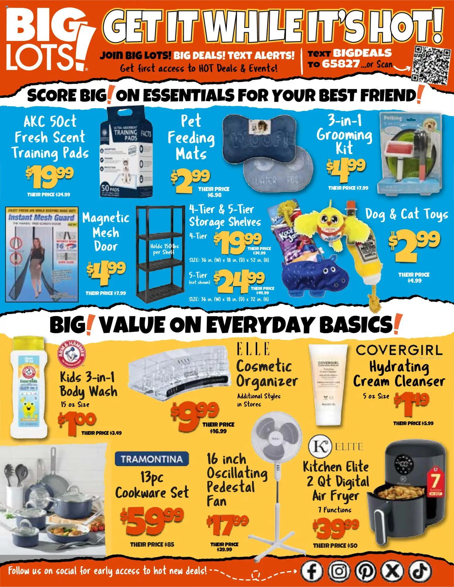 Big Lots Weekly Ad - page 1- valid from 04/16/2026
