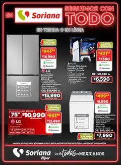 Soriana - Seguimos con todo Híper Nacional válido desde 18/11/2025
