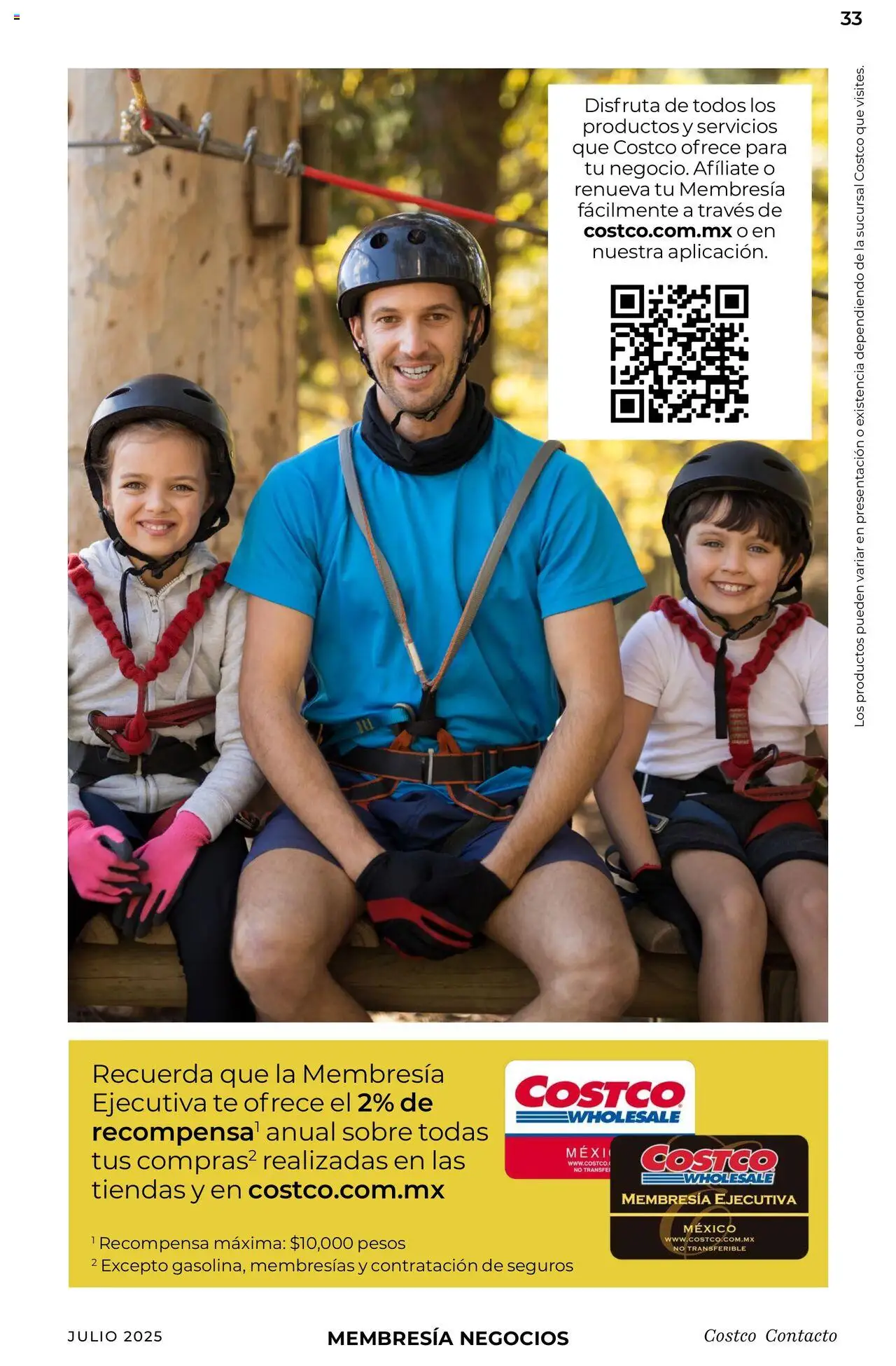 Costco catálogo Julio - página 33- válido desde 07/07/2025