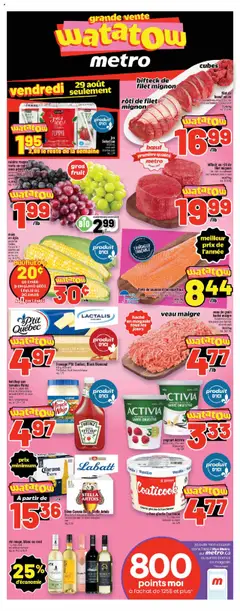 Preview Metro weekly flyer / circulaire valid from Aug 28, 2025