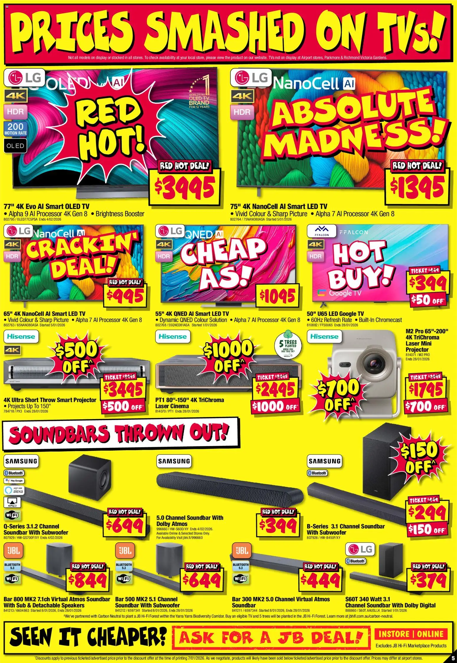 JB Hi-Fi Big Brand Sellout - page 5- valid from 15/01/2026