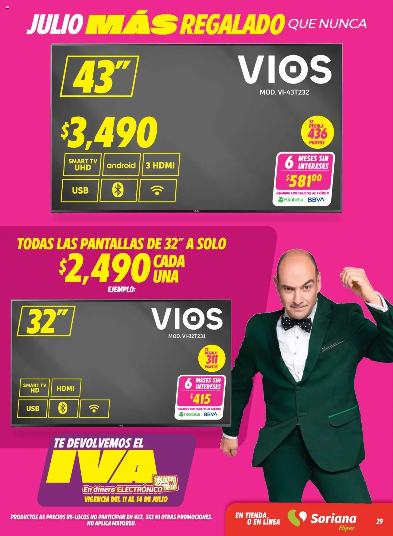 Soriana - Julio Regalado Híper Nacional - página 30- válido desde 11/07/2025
