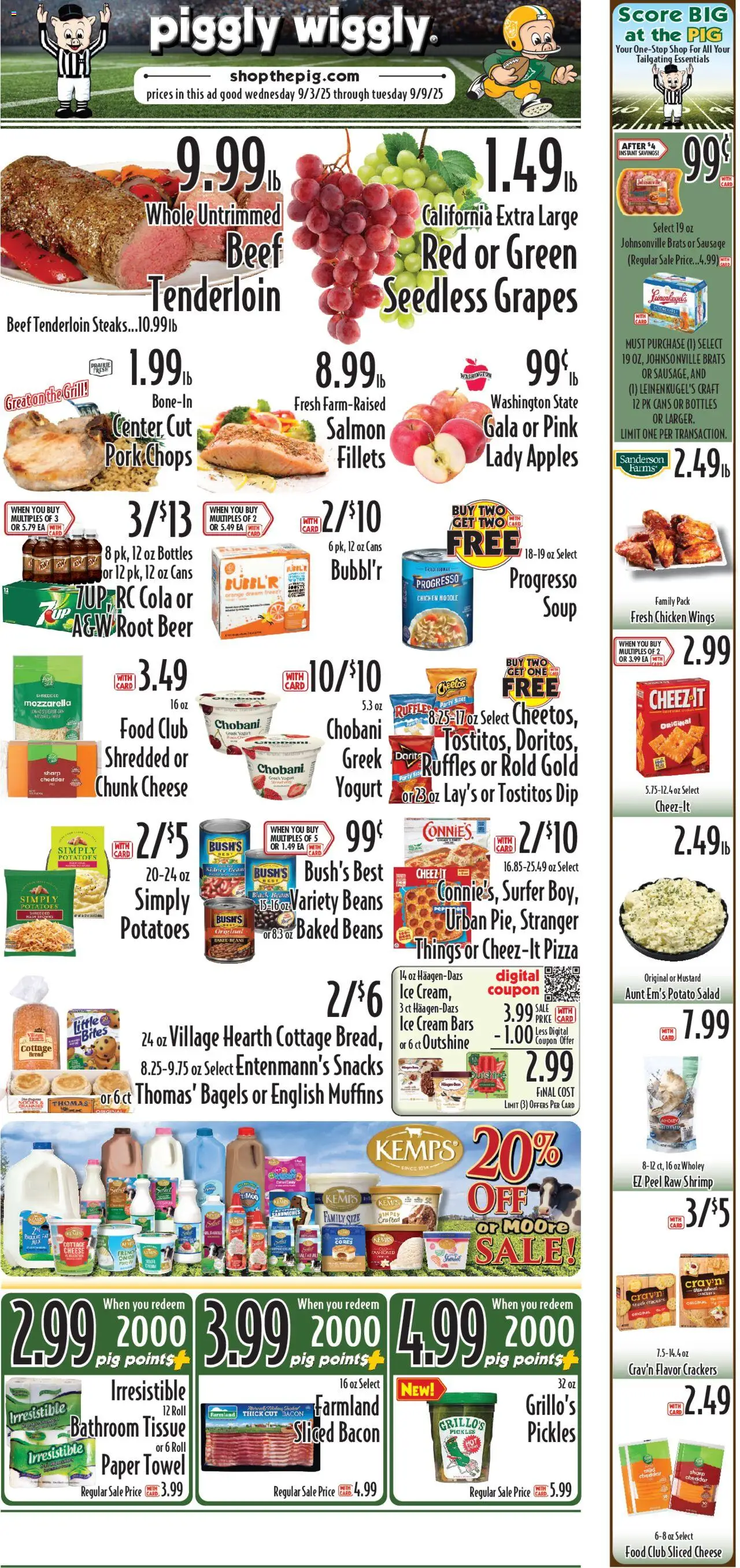 Piggly Wiggly Weekly Ad - WI - page 1- valid from 09/03/2025