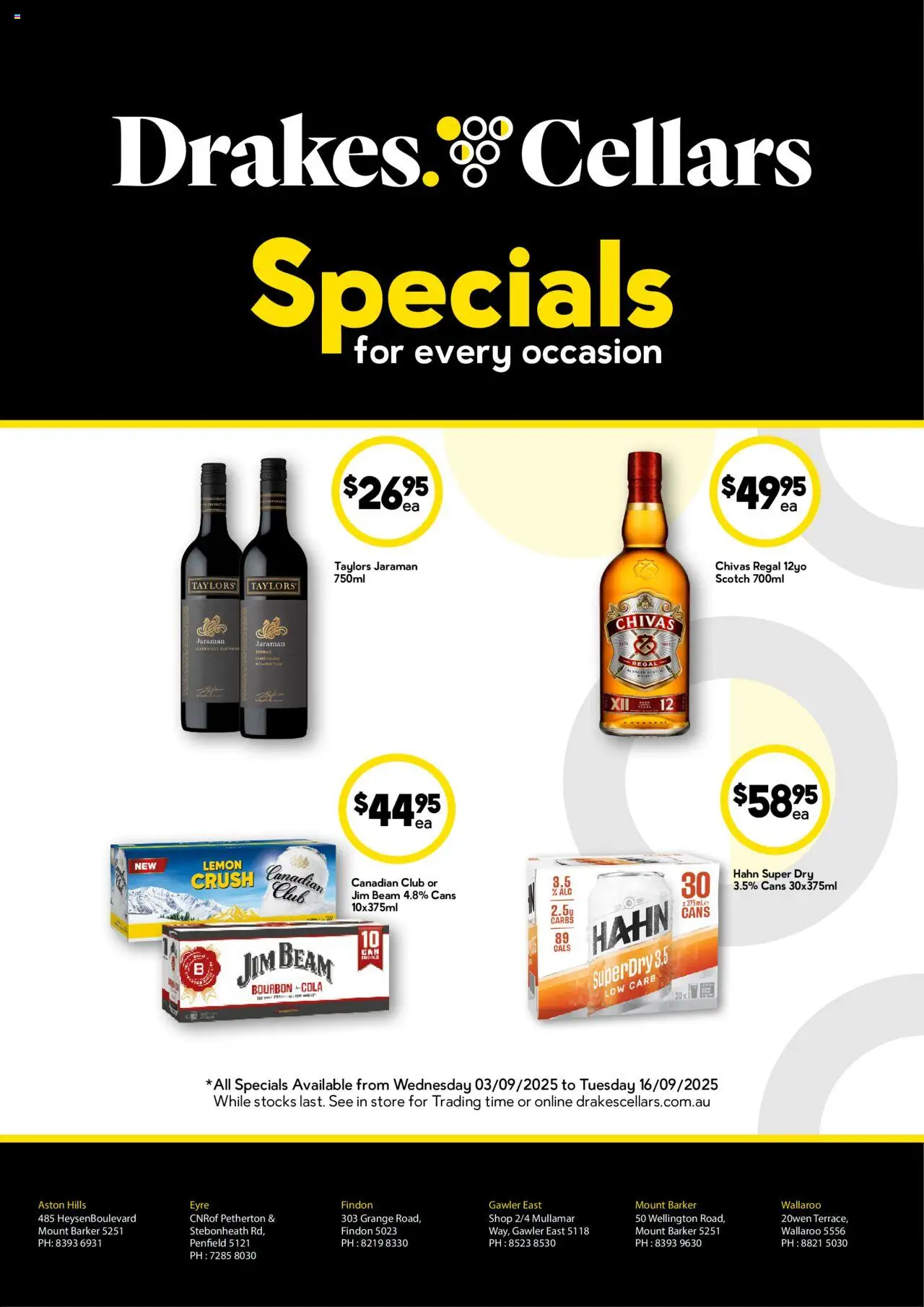 Drakes Cellars - SA - page 1- valid from 03/09/2025