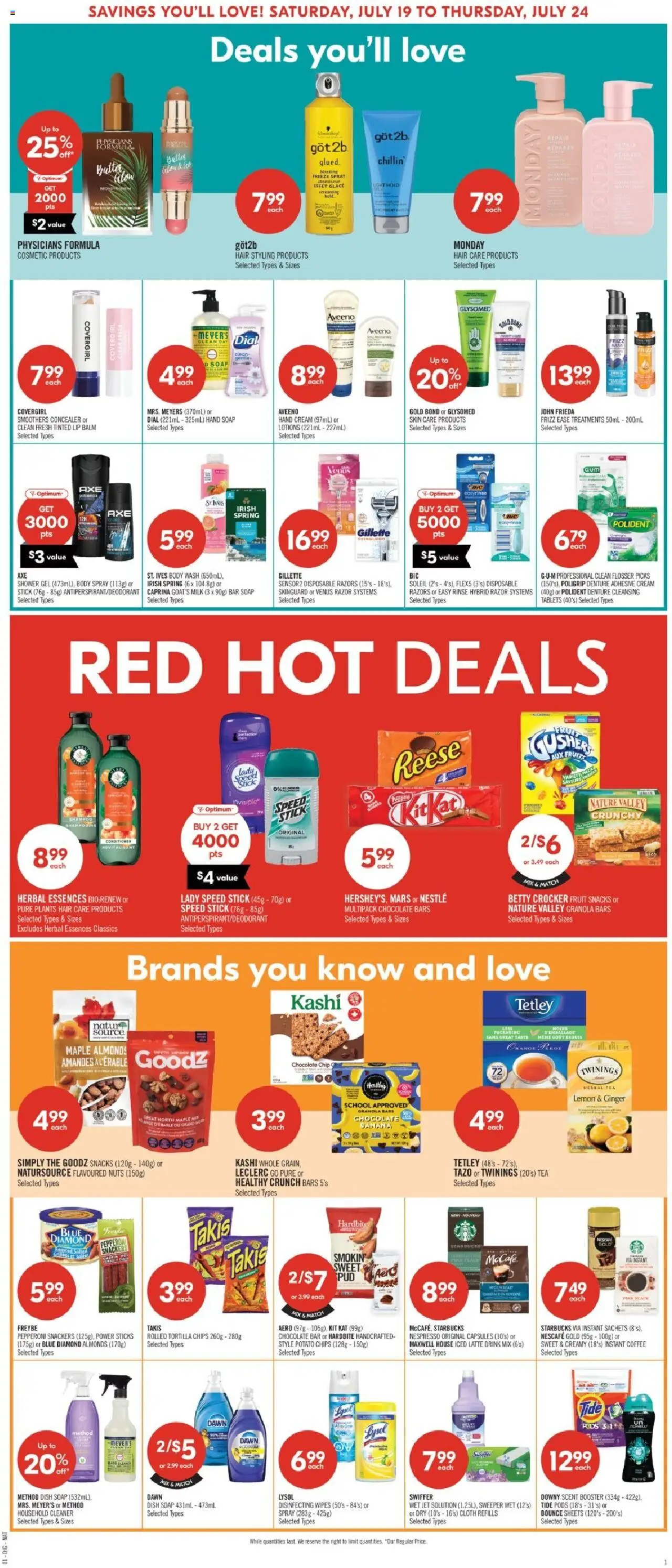 Shoppers weekly flyer / circulaire - page 9- valid from Jul 19, 2025