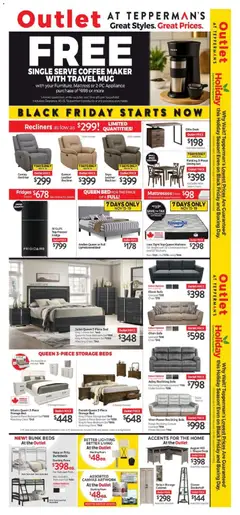 Preview Tepperman's Black Friday - Outlet valid from Nov 13, 2025