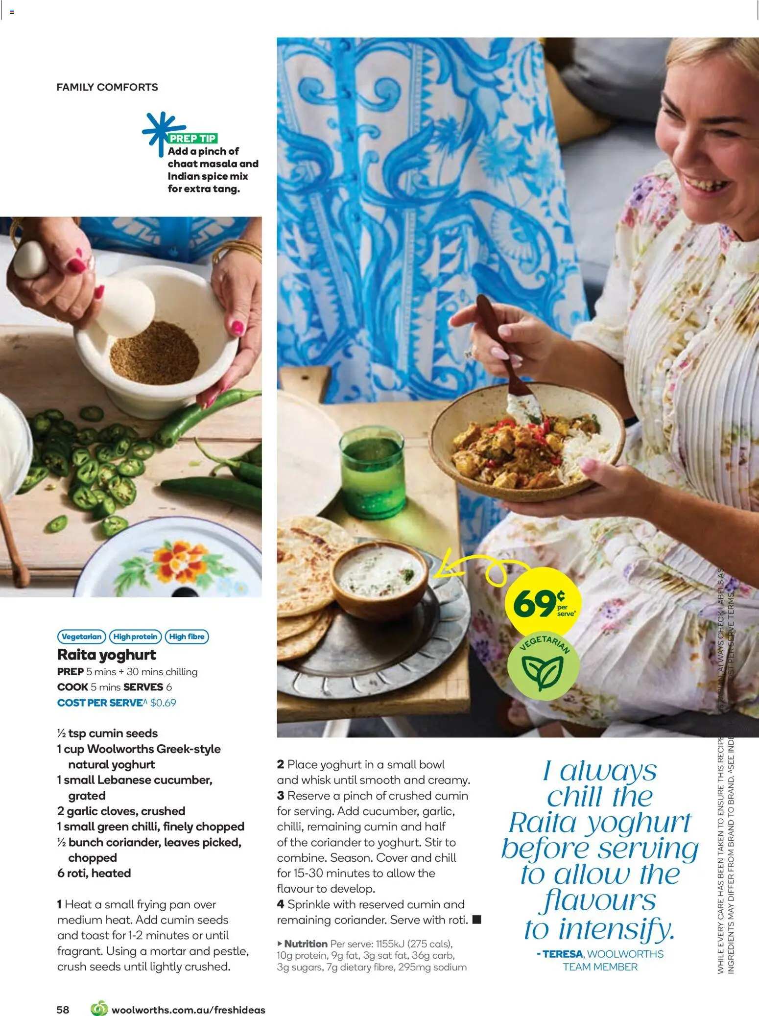 Woolworths Fresh Ideas Magazine - page 58- valid from 14/01/2026