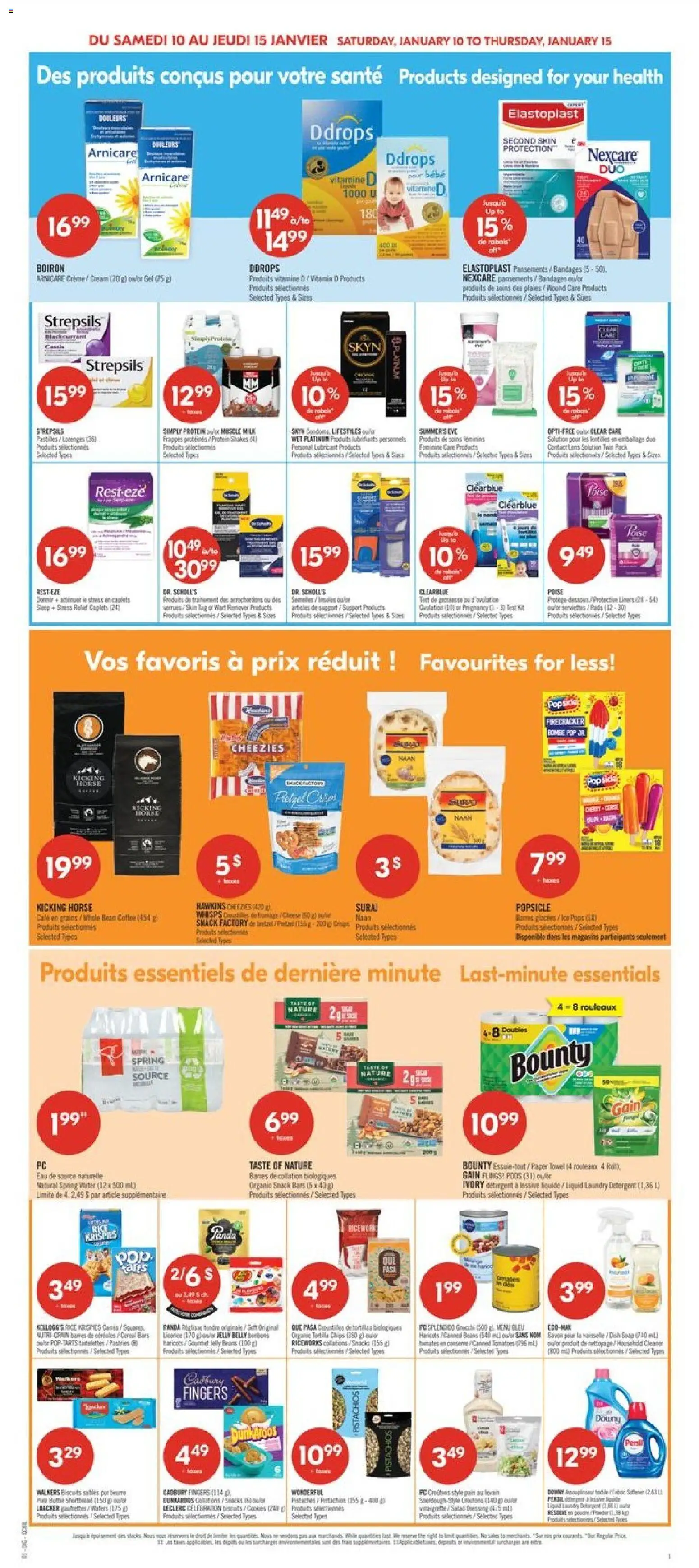 Pharmaprix weekly flyer / circulaire - page 14- valid from Jan 9, 2026
